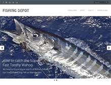 Tablet Screenshot of fishingdepot.com